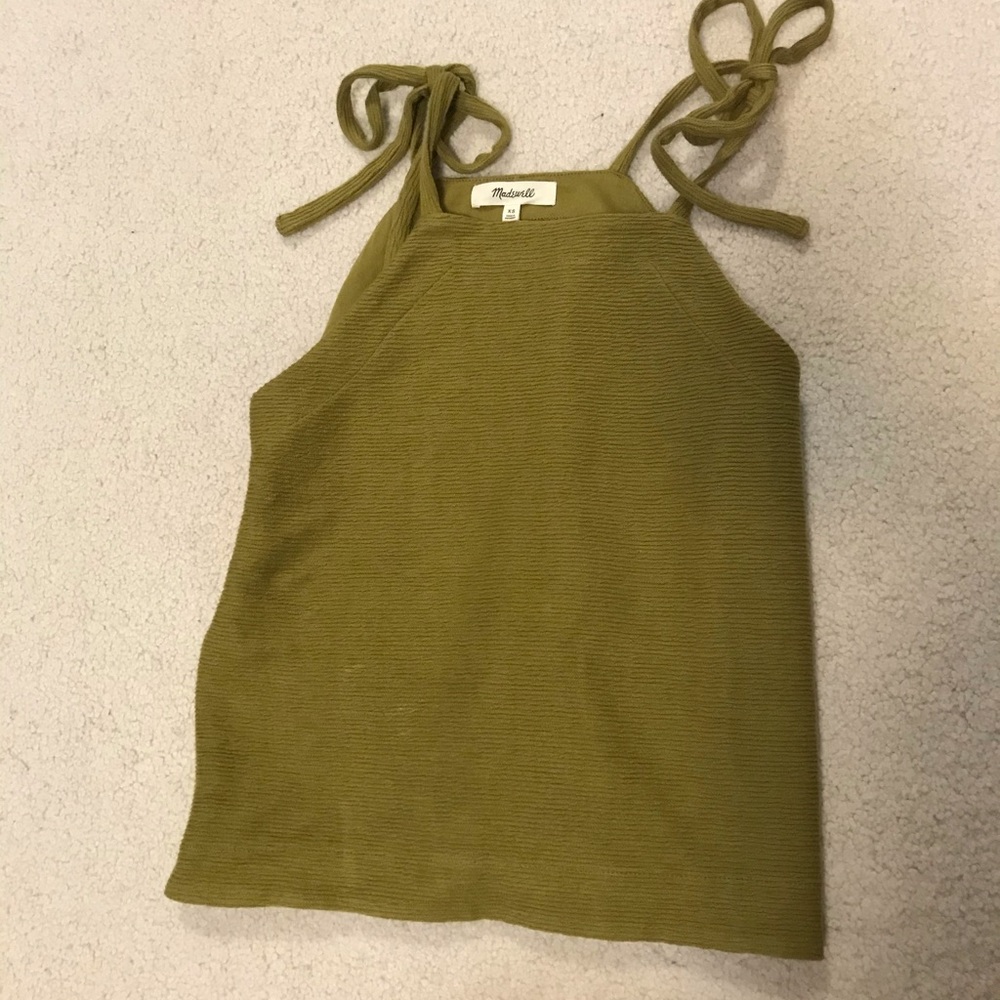 Madewell Tie Shoulder Top